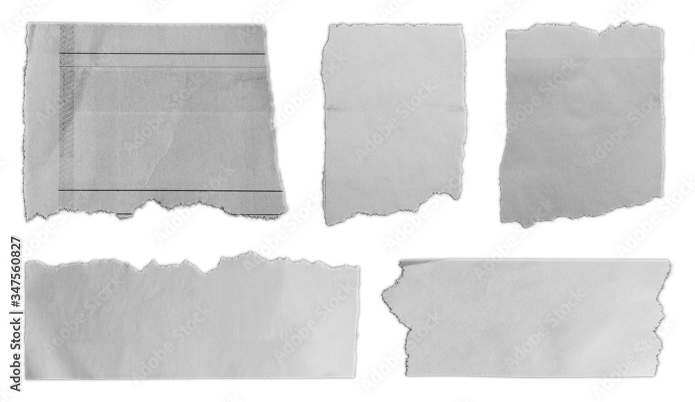 Torn pieces of paper Torn pieces of paper