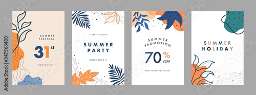 Set of abstract creative artistic templates. Universal cover Designs for Annual Report, Brochures, Flyers, Presentations, Leaflet, Magazine.