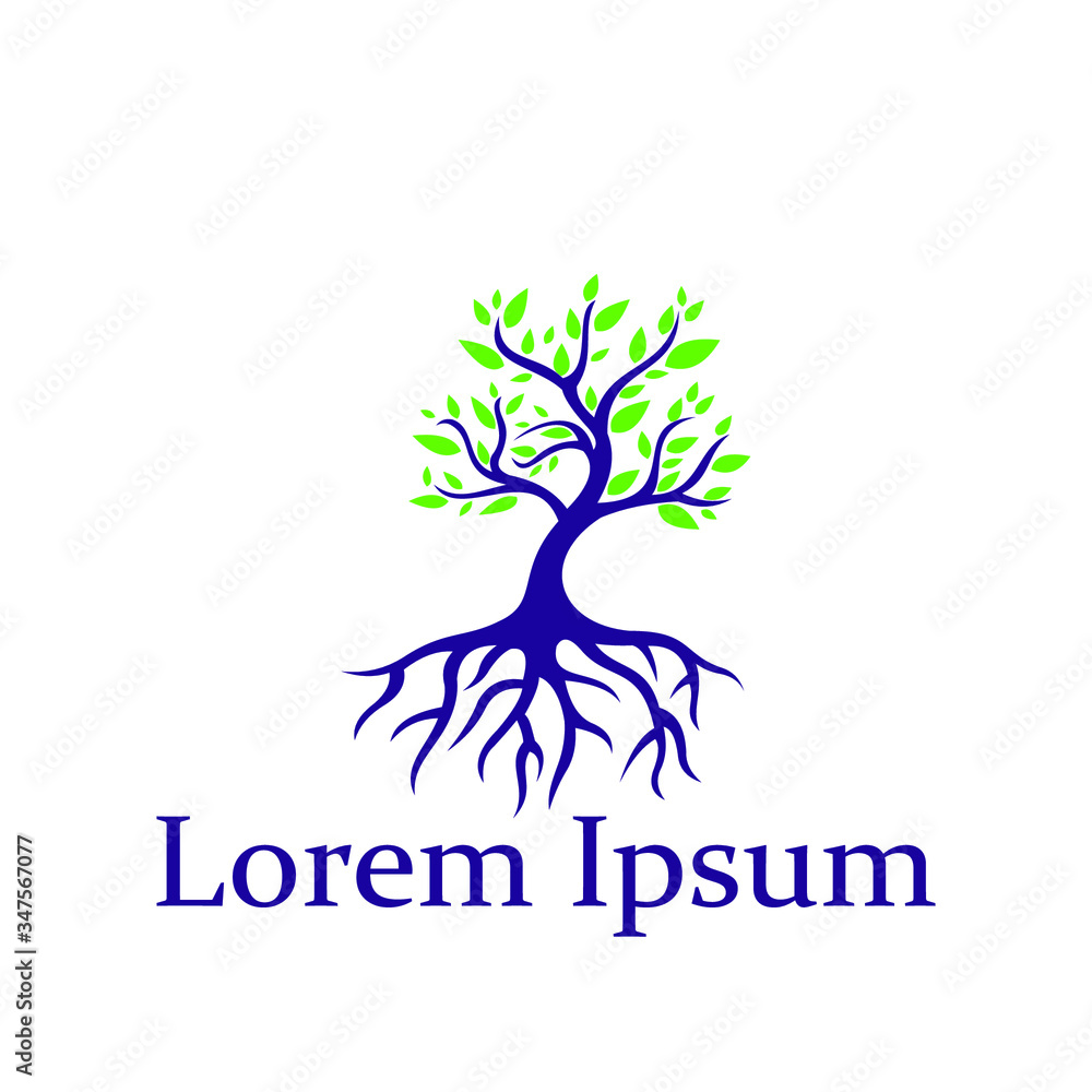 Obraz premium abstract tree logo