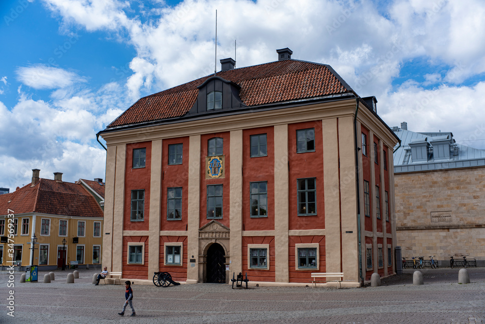 Fototapeta premium The Gota Court of Appeal and Old Town hall in Jonkoping City, Sweden.