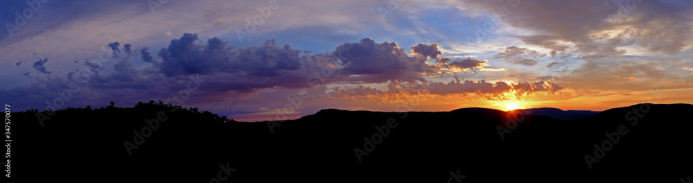 bushveld sunrise panorama