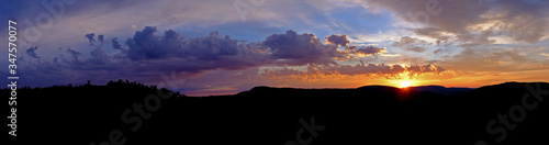 bushveld sunrise panorama