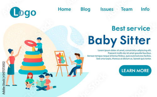 Banner Baby Sitter service.