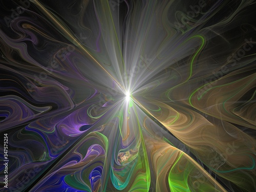 Imaginatory fractal background Image