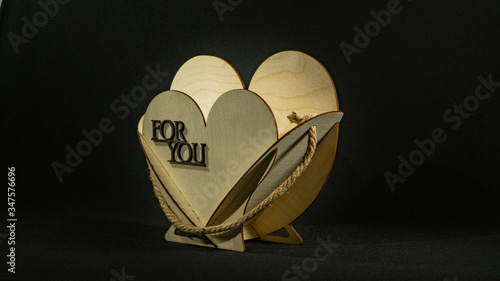 loft basket made of plywood. made on a laser machine