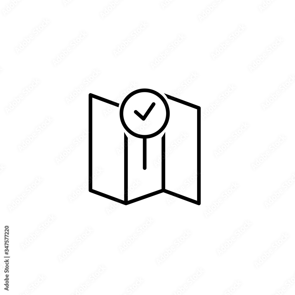 pinned location flat icon vector logo design trendy pinned location flat icon vector logo design trendy