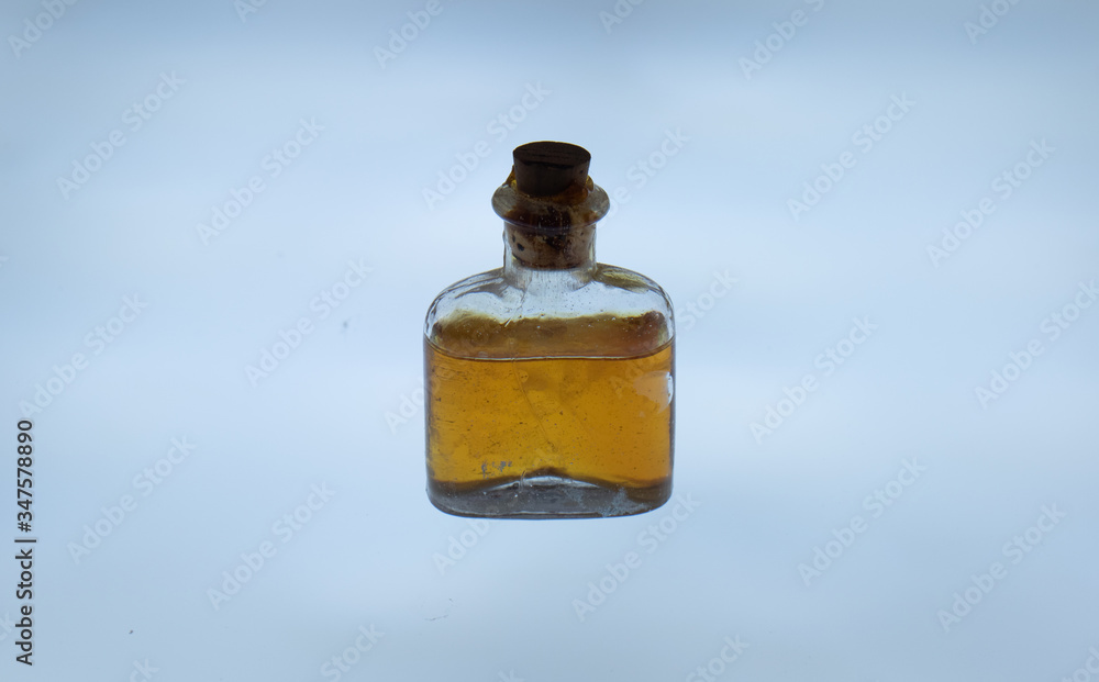 A small bottle of poison A small bottle of poison