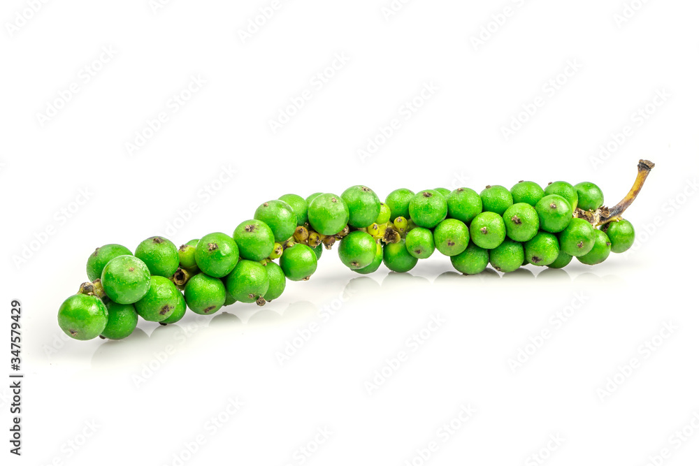 Pepper seeds,Piper nigrum Linn isolated on white background Pepper seeds,Piper nigrum Linn isolated on white background