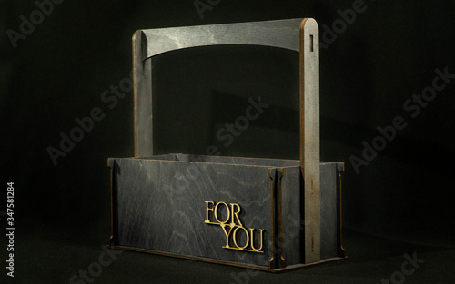 loft basket with high handle