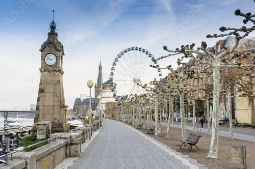 Dusseldorf landscape late autumn-winter