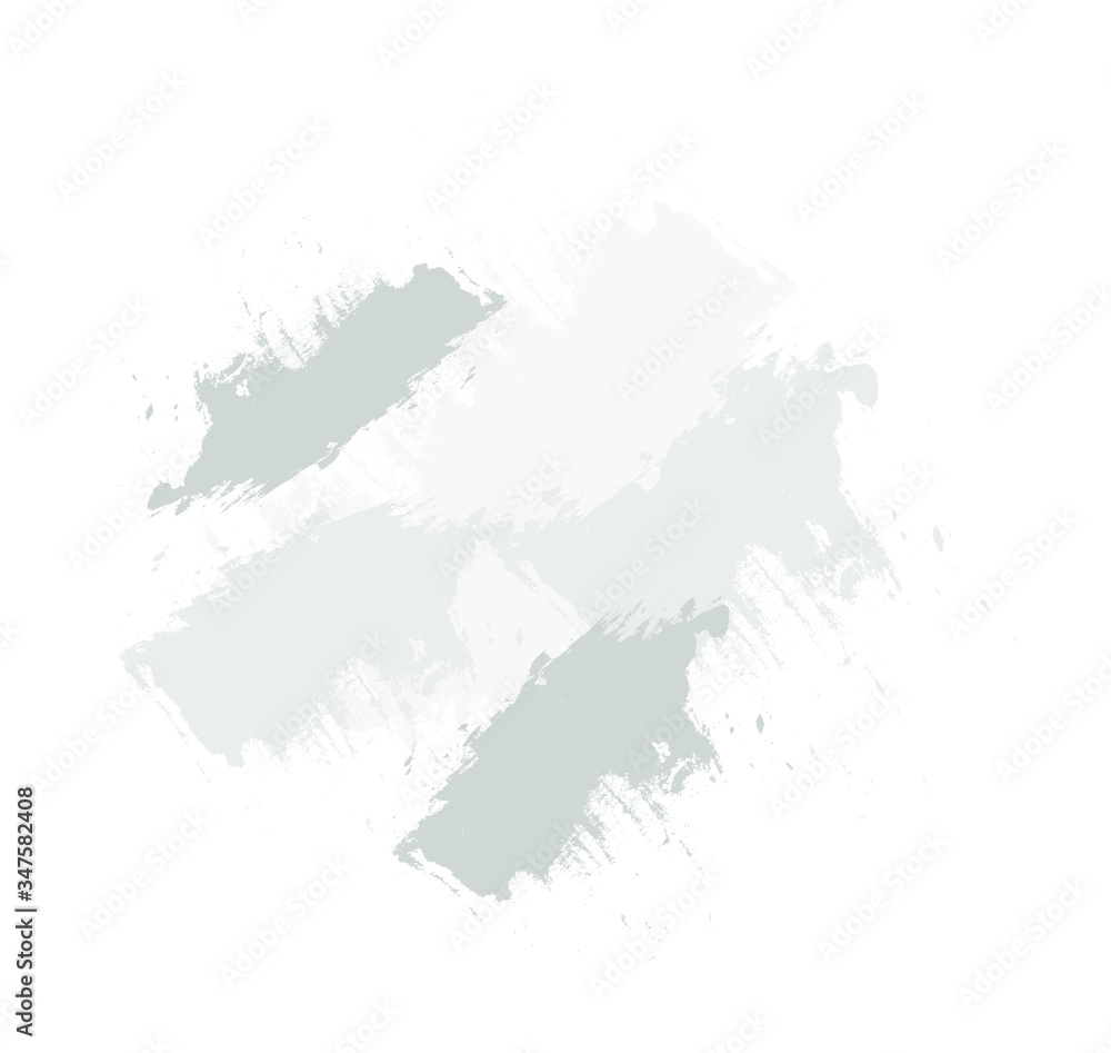 Brushstroke gray, vector abstract image. Light background with old surface texture in retro style for web design.