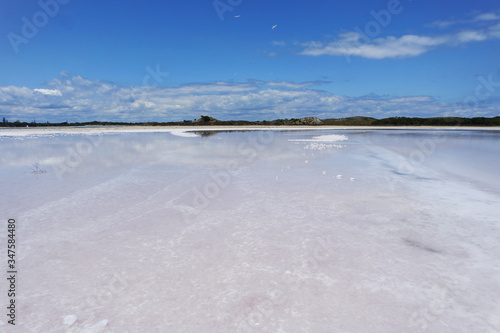 Reflections on the lake surface