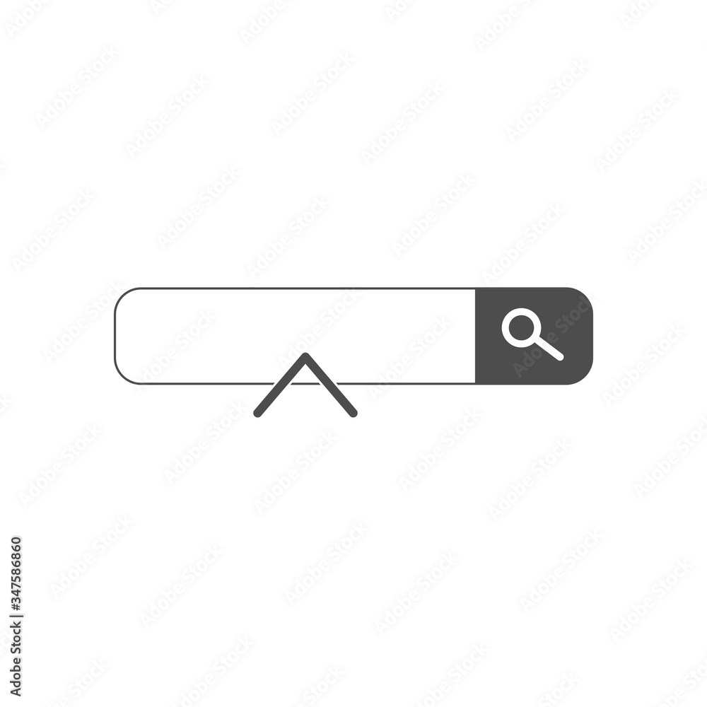 Search line. Vector icon isolated on white background. Search line. Vector icon isolated on white background.