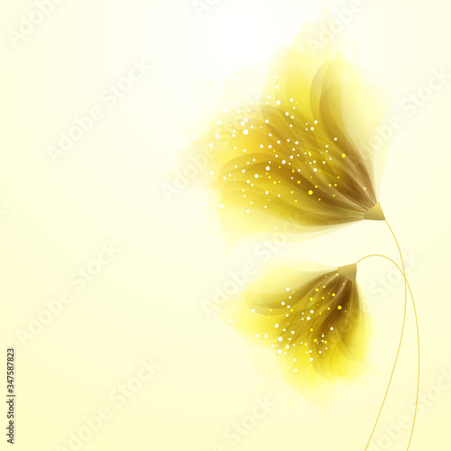 vector background with Flowers