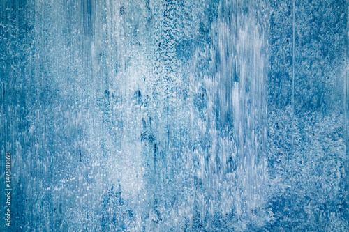 Blue and white texture with scuffs. Background. Wallpaper © Dmitrii