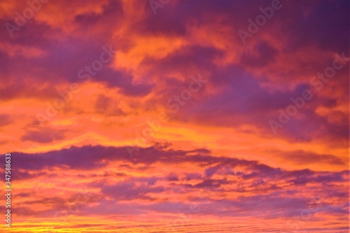 sunset in the sky © Vadim