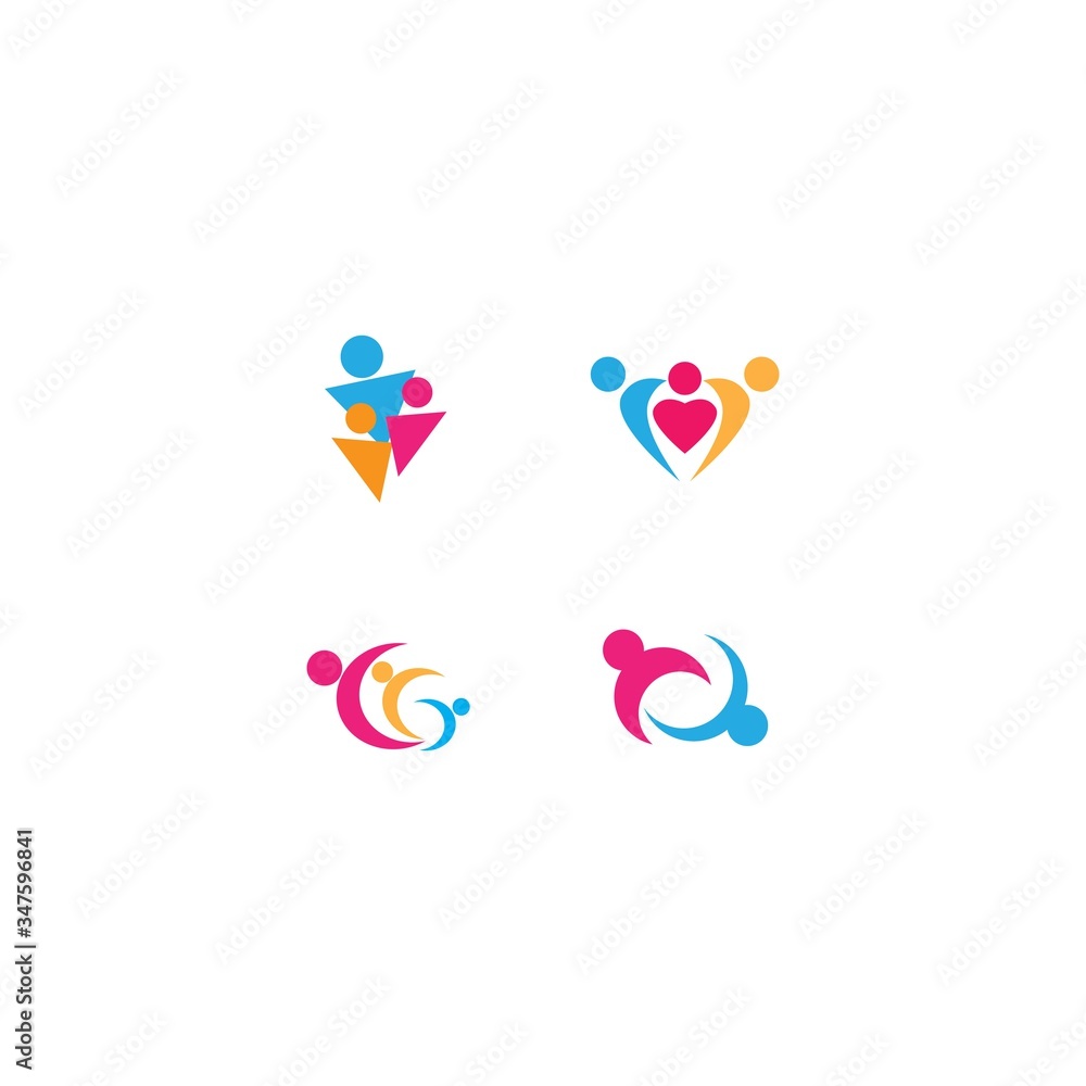 community logo template vector icon design community logo template vector icon design