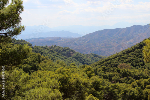 Paisaje del Parque Natural Montes de Málaga (Andalucía, España) photo