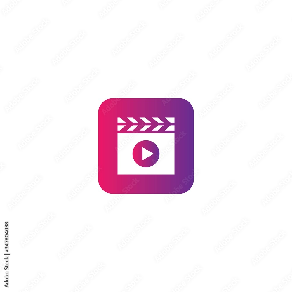 Multi media logo template vector icon illustration Multi media logo template vector icon illustration