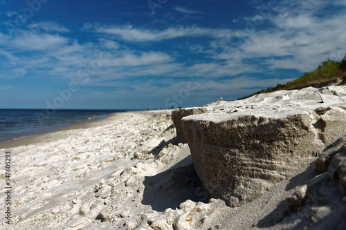 beach and klifs Dębki Poland
 photo