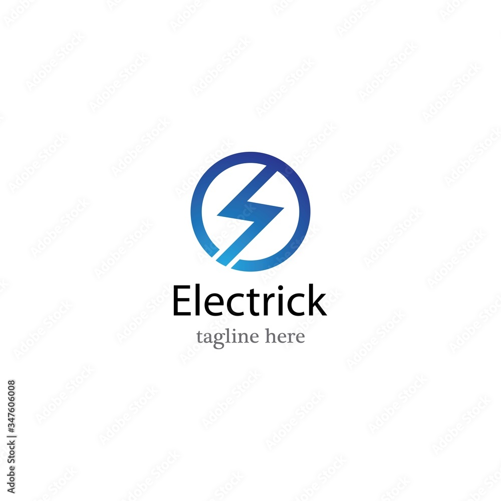 Electric logo template vector icon design Electric logo template vector icon design