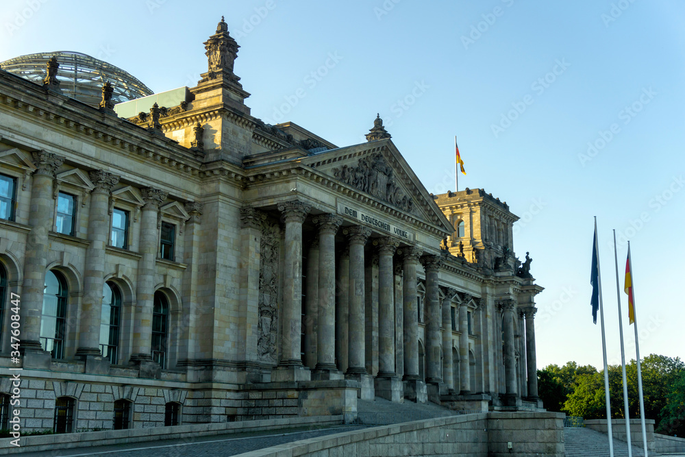 Naklejka premium Reichstag building in Berlin