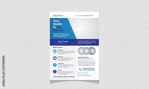 Medical Health care Flyer Template