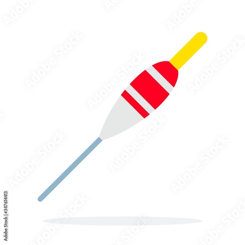 Fishing vector icon flat isolated