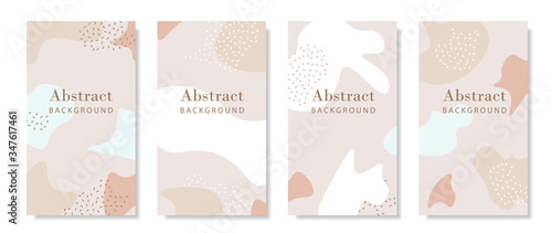 Abstract pastel patterns for social media story