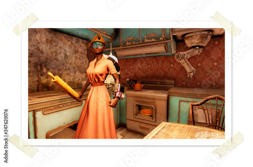 Bild auf Leinwand Nizhny Novgorod, Russia - may 5, 2020: Fallout 76 game illustrative edition
