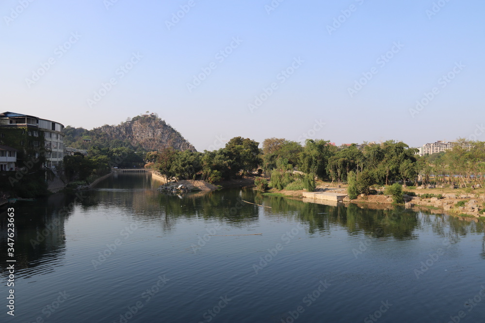 Rivière Li à Guilin, Chine	