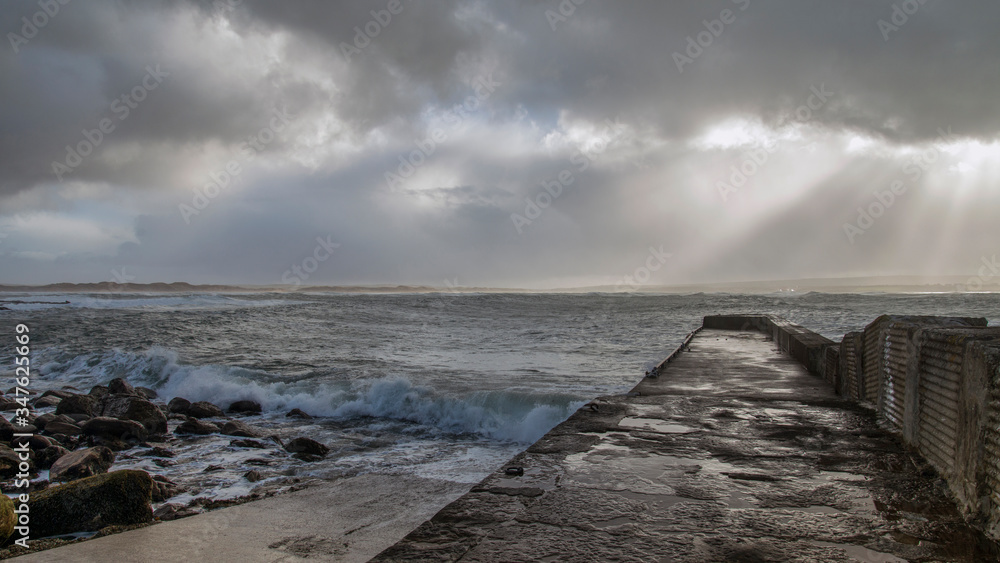 storm clouds over the sea at Dwarwick Pier Dunnet Bay, Caithness storm clouds over the sea at Dwarwick Pier Dunnet Bay, Caithness