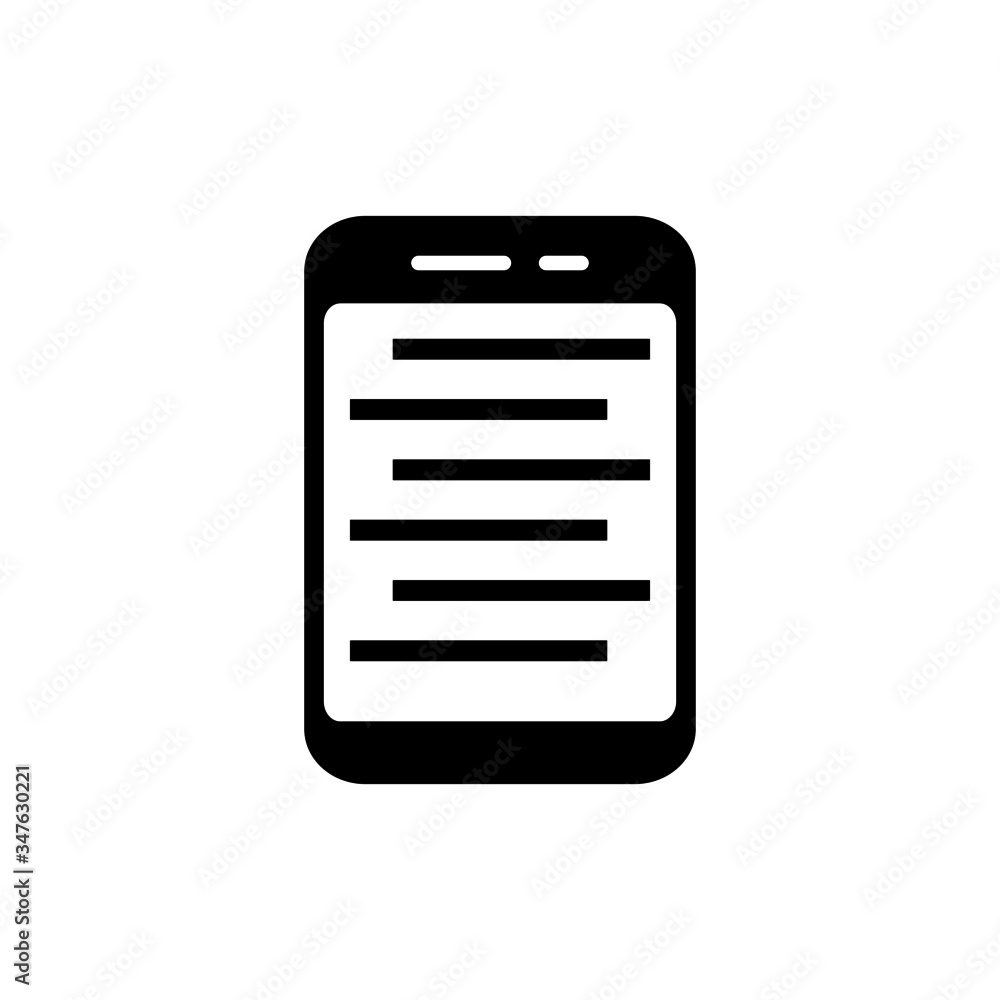 Broken smartphone screen icon in black flat design on white background, Mobile phone display repair outline vector icon, Symbol, logo illustration Broken smartphone screen icon in black flat design on white background, Mobile phone display repair outline vector icon, Symbol, logo illustration