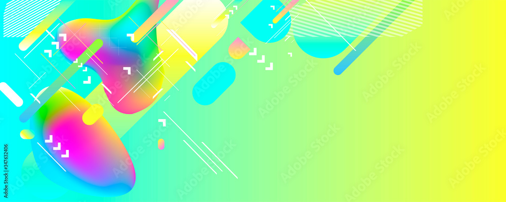 Fototapeta premium Abstract pattern beautiful bright colorful background for cover design. Template summer flyer leaflet magazine creative concept