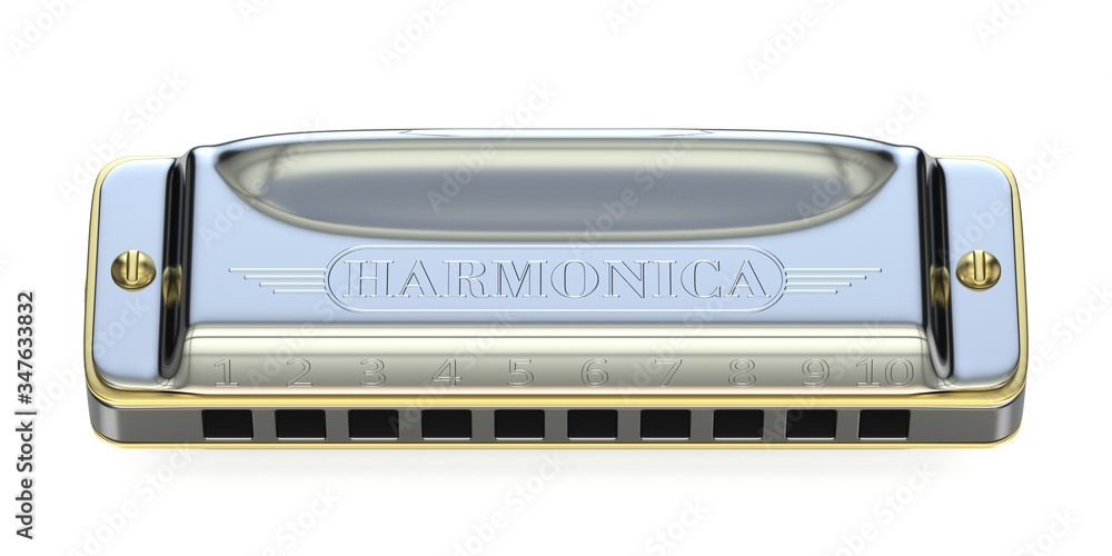 Diatonic harmonica 3D Diatonic harmonica 3D