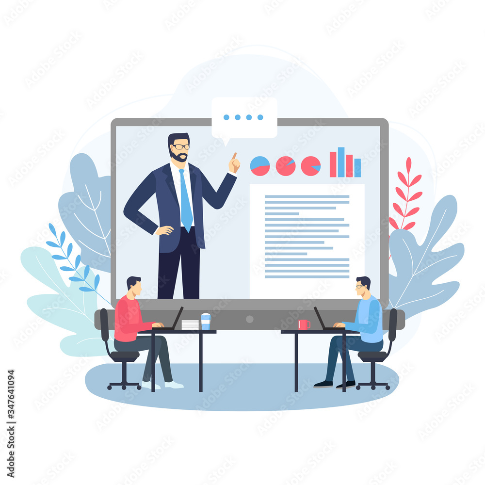 Concept of online education modern vector illustration. Concepts for online education, online training courses, staff training, retraining, specialization, university, tutorials. Concept of online education modern vector illustration. Concepts for online education, online training courses, staff training, retraining, specialization, university, tutorials.