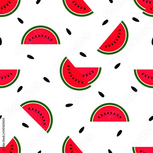 seamless watermelon pattern. background. vector, illustration