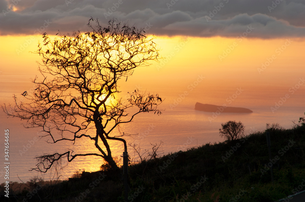 Sunset Maui, Ulupalakua, with Molokini Island in the background