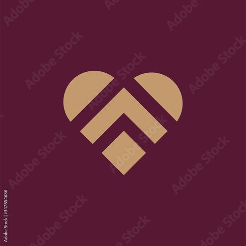 Heart logo vector design