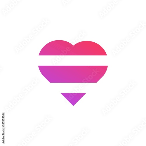 Heart logo vector design