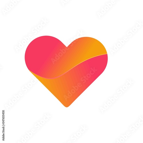 Heart logo vector design