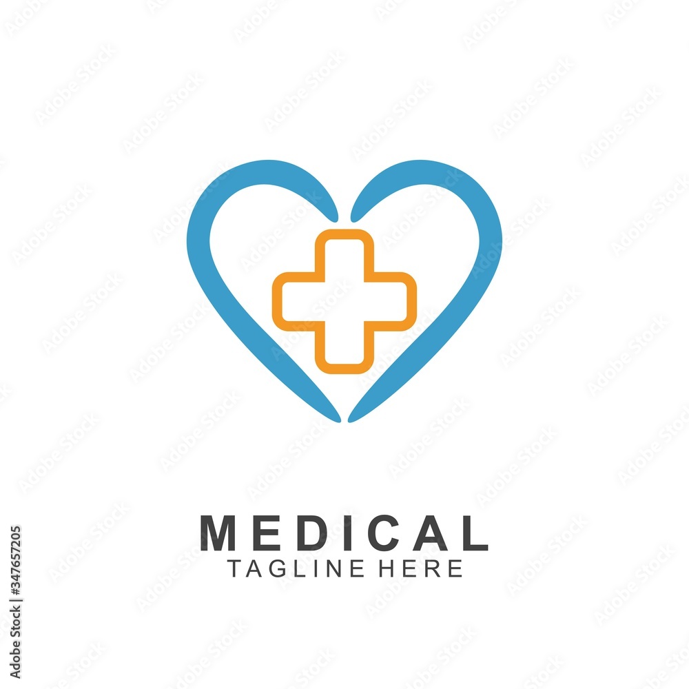 Obraz premium Health logo template design.Medical Cross logo design