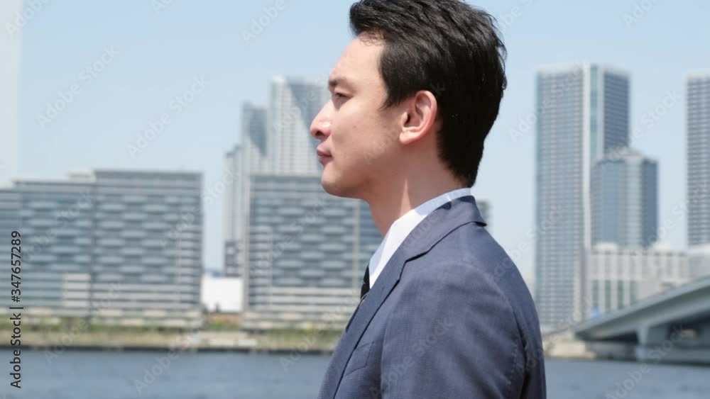 ビジネスマン 横顔 ビジネスマン 横顔