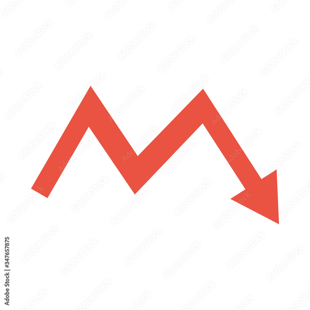 statistics arrow infographic isolated icon statistics arrow infographic isolated icon