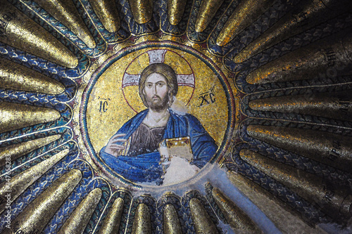 Jesus ceiling painting, Istanbul