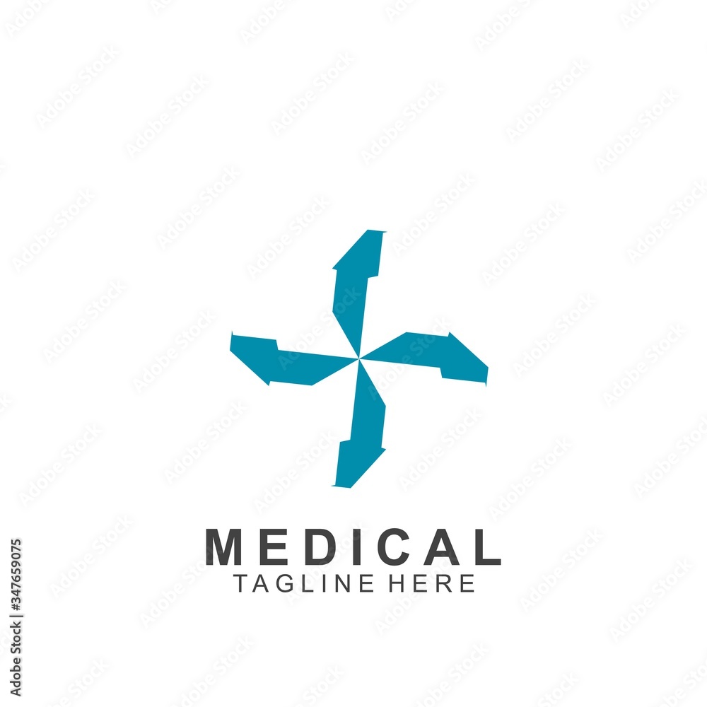 Obraz premium Health logo template design.Medical Cross logo design