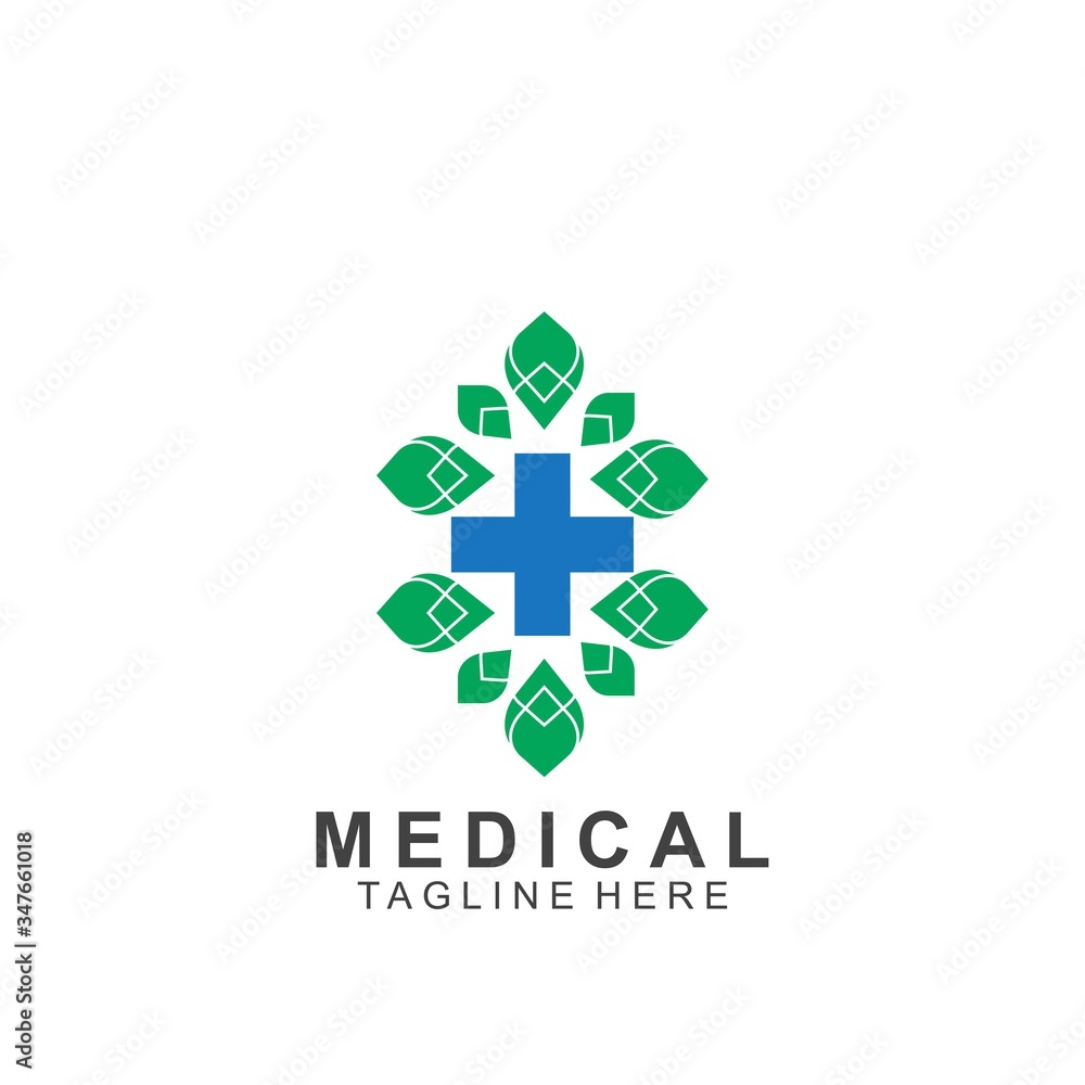 Health logo template design.Medical Cross logo design Health logo template design.Medical Cross logo design
