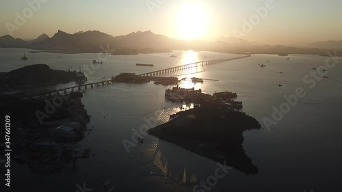Por do Sol baia da Guanabara - Niterói - Rio de Janeiro - Brasil