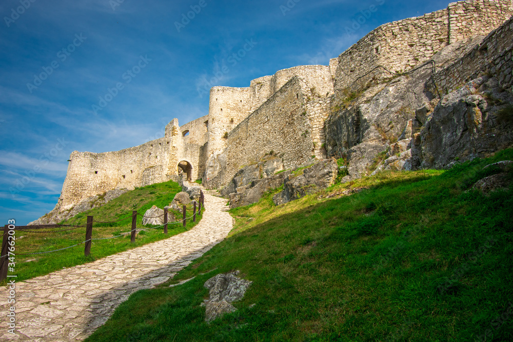Scenic old castle in Slovakia