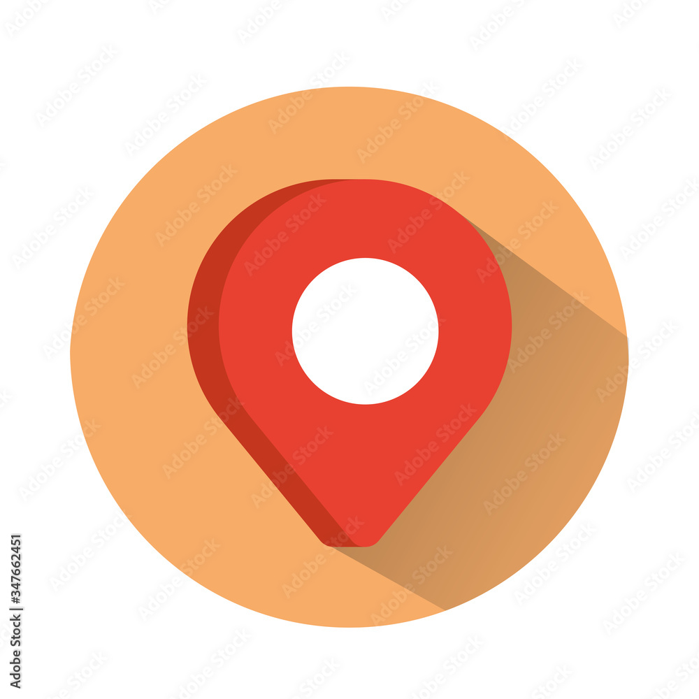 pin pointer location isolated icon pin pointer location isolated icon